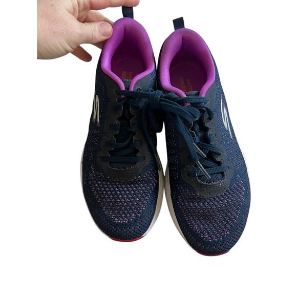 EUC Sketchers Womens shoes size 6.5 navy blue, comfortable work shoes nurses - Picture 2 of 7